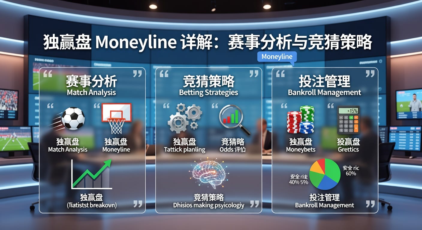 独赢盘 moneyline：胜负逻辑与投注技巧