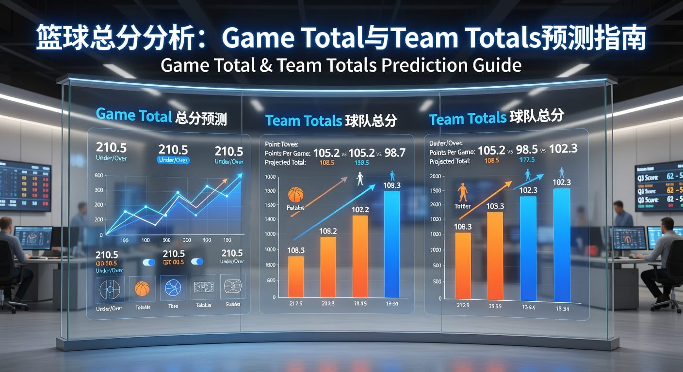篮球总分 game total team totals 赛前与滚球判断